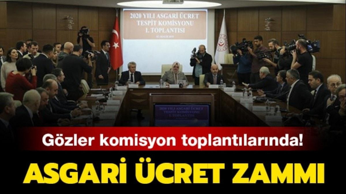 Asgari cret Tespit Komisyonu ikinci kez topland