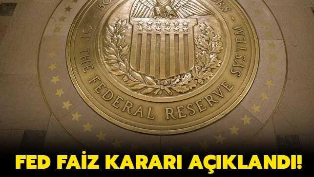 ABD Merkez Bankası FED faiz kararı nedir" Aralık ayı FED faiz kararı açıklandı!
