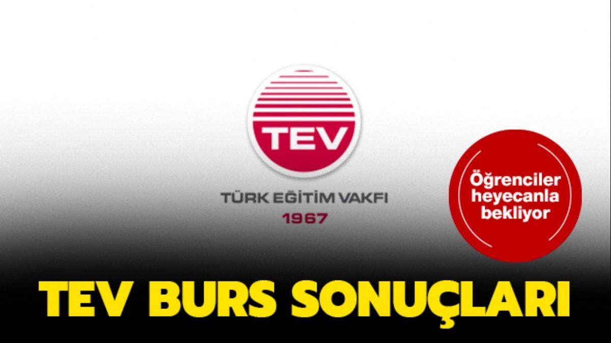 TEV burs sonular 2019 akland m" TEV burs sonular sorgulama ekran..