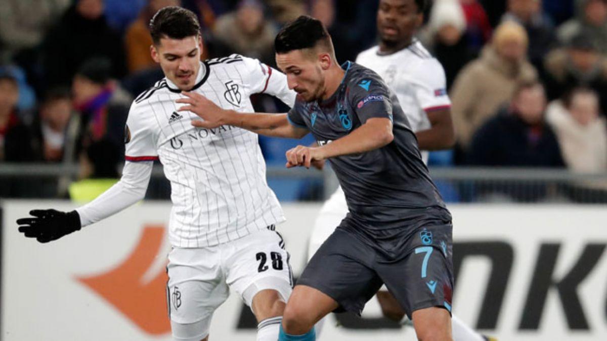 Trabzonspor, Avrupa'daki son manda Basel'e malup oldu