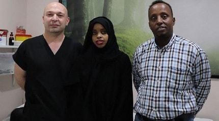 Somalili kadın Türkiye'de sağlığına kavuştu!