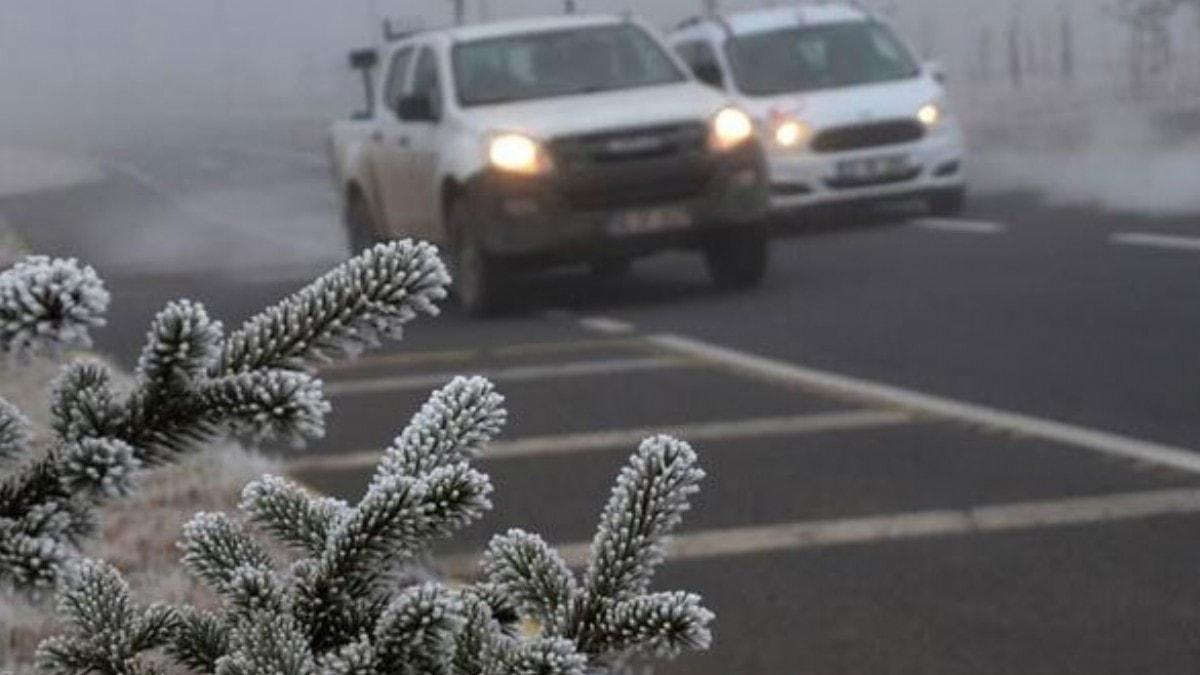 Meteoroloji'den 3 ile  buzlanma ve don uyars