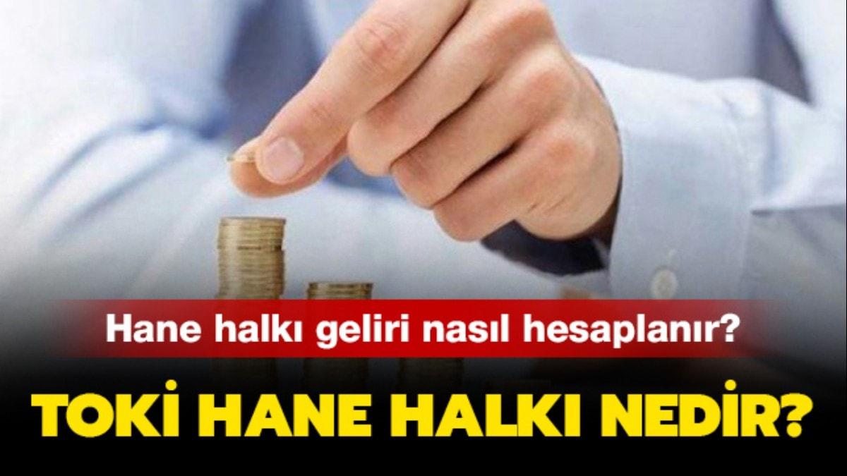 TOK hane halk geliri nasl hesaplanr" Hane halk geliri nedir" te yant..