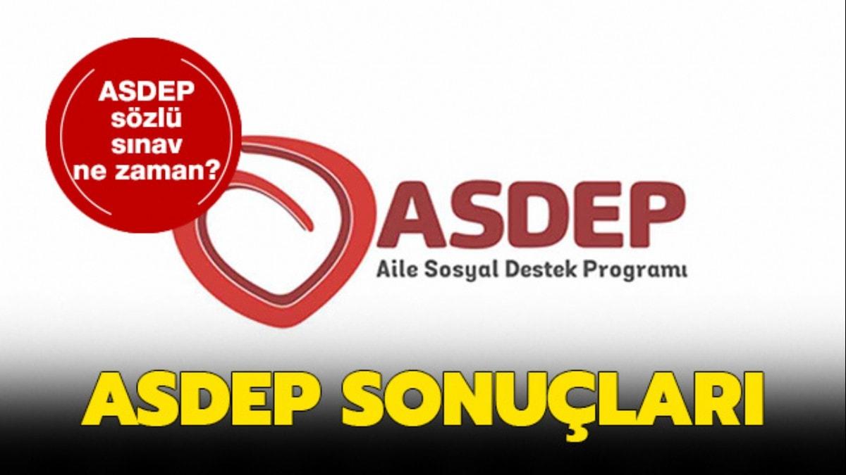 ASDEP szl snav ne zaman yaplacak" 