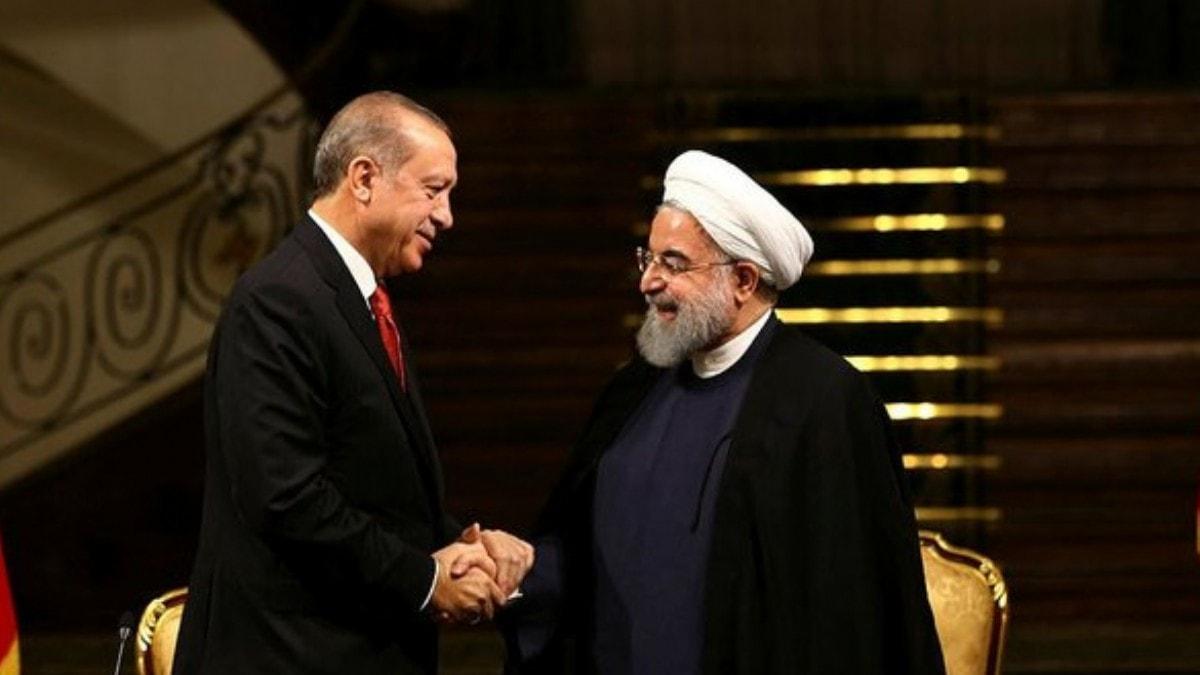 Bakan Erdoan ile ran Cumhurbakan Ruhani Malezya'da bir araya geldi