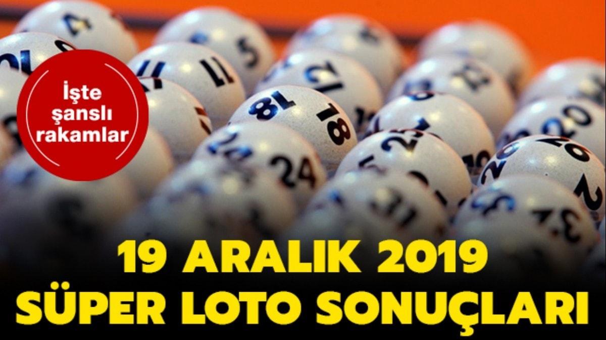 Sper Loto sonular 19 Aralk 2019