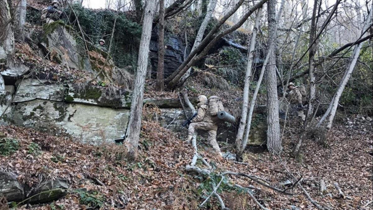 Amanoslar'da PKK'l hainlerin 'apartman' sna bulundu!