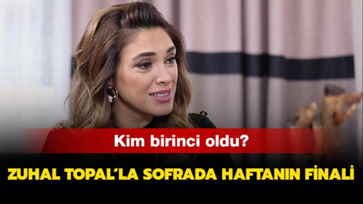 20 Aralk Cuma Zuhal Topal'la Sofrada kim birinci oldu" te Zuhal Topal'la Sofrada haftann birincisi..