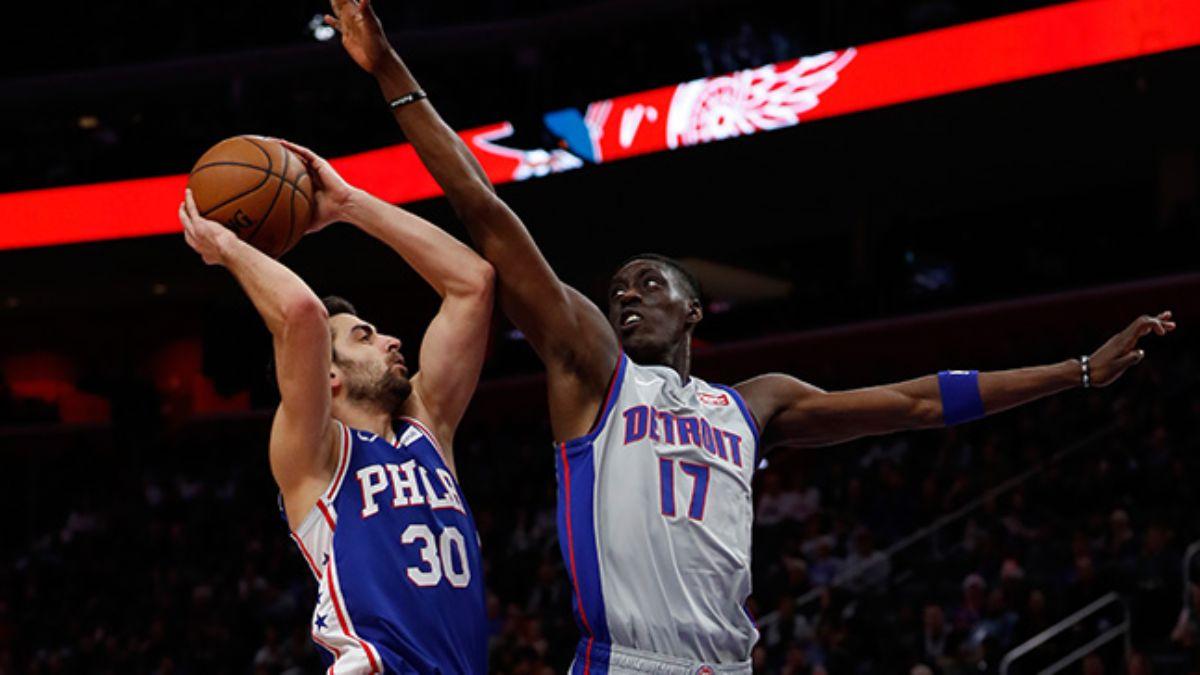 Furkan Korkmaz'n kariyer rekoru krd mata Philadelphia 76ers kazand