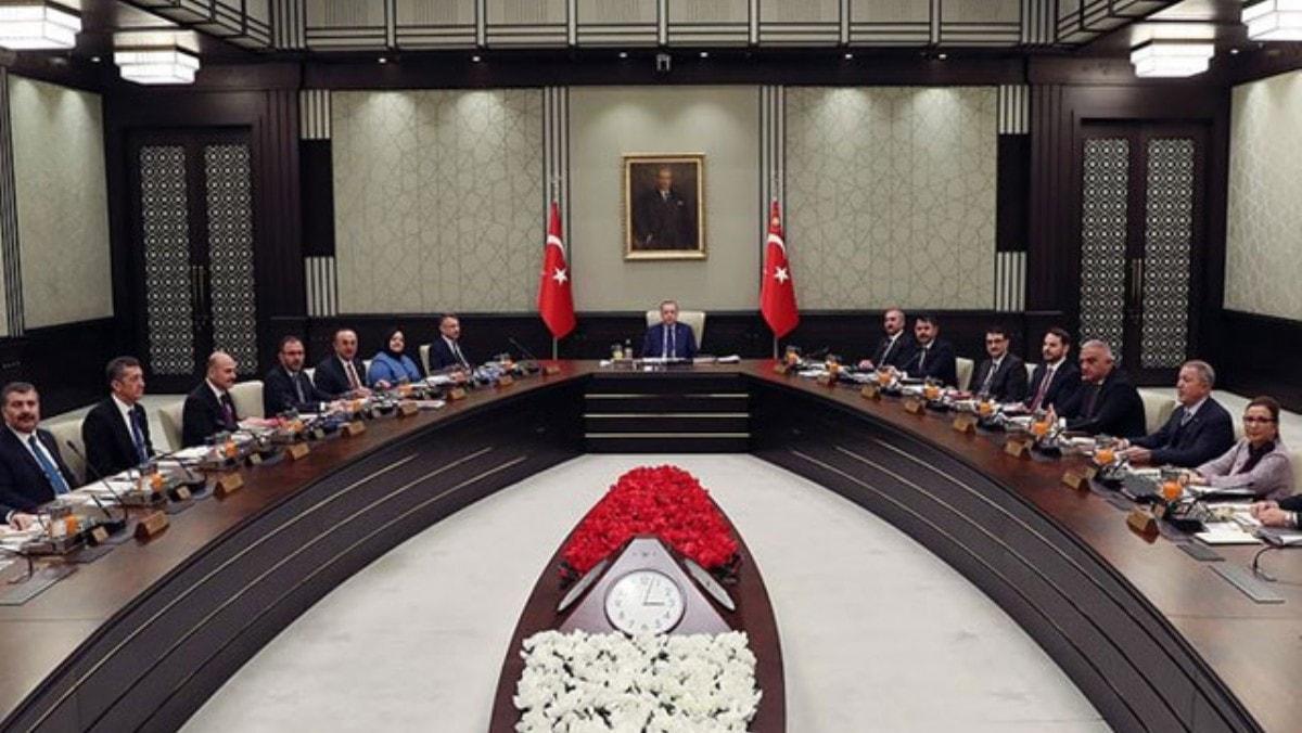 Cumhurbakanl Kabinesi yln son toplantsnda bir araya geldi