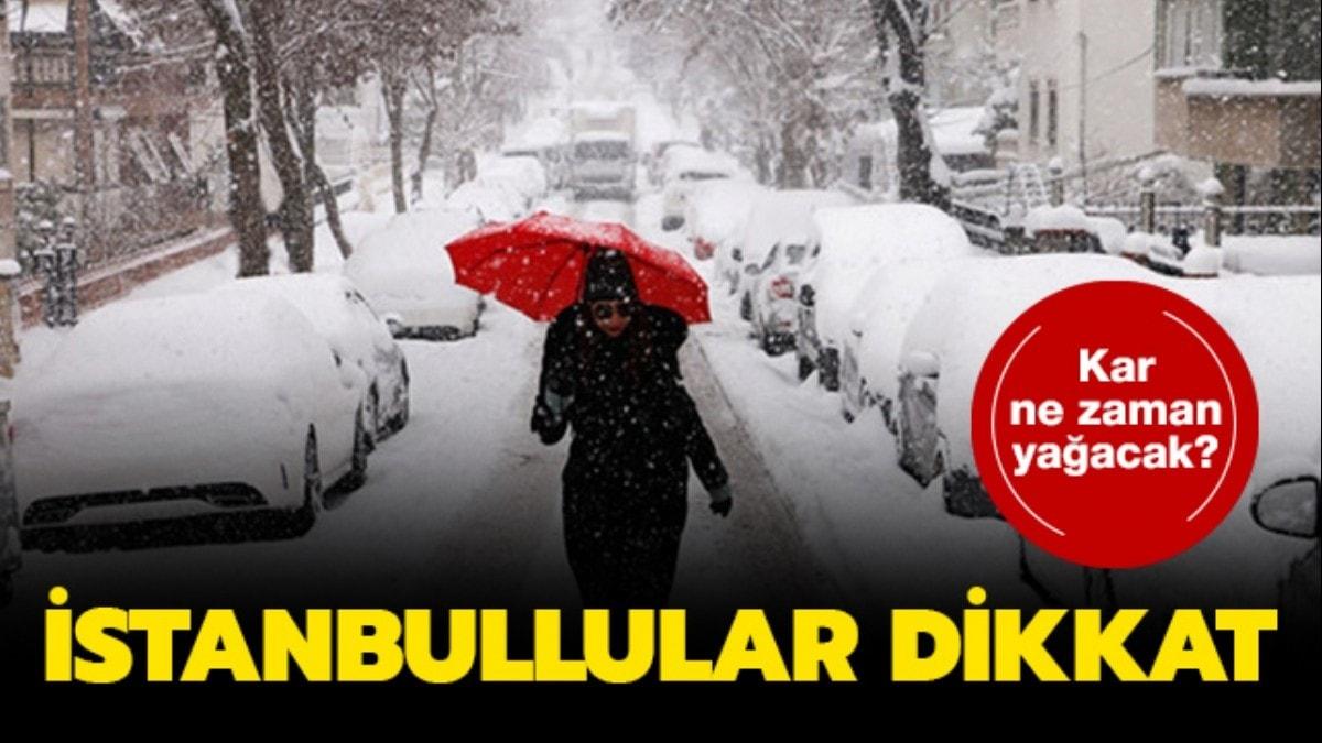 istanbul da hafta sonu kar var mi