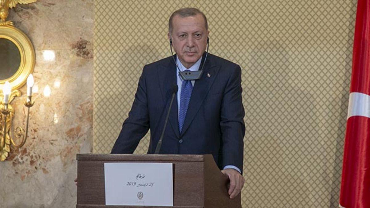 Bakan Erdoan'dan Libya'ya asker mesaj:Davet alrsak icabet ederiz