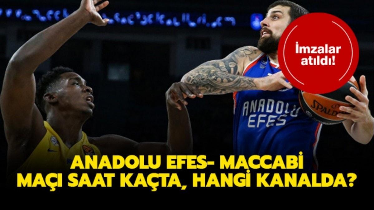  Anadolu Efes Maccabi ifresiz izlenir mi" Anadolu Efes Maccabi ma hangi kanalda, saat kata"