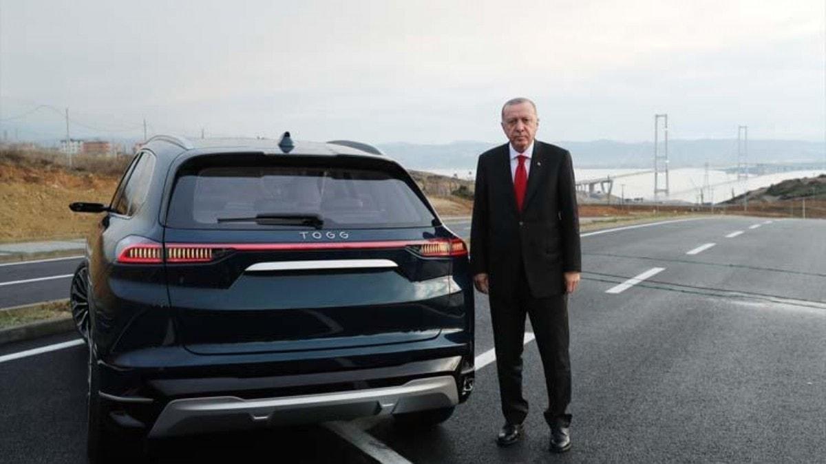 Bakan Erdoan'dan 'Trkiye'nin Otomobili' paylam