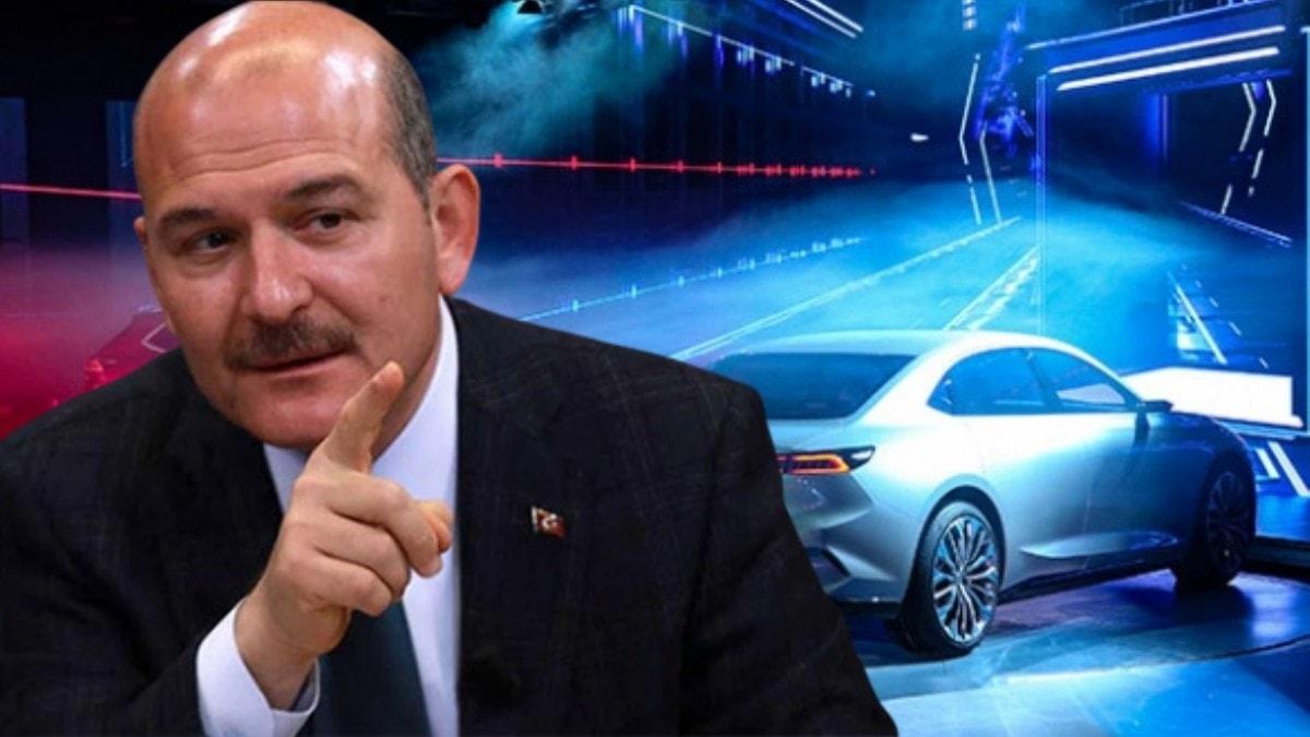 Bakan Soylu'dan 'yerli otomobil' paylam