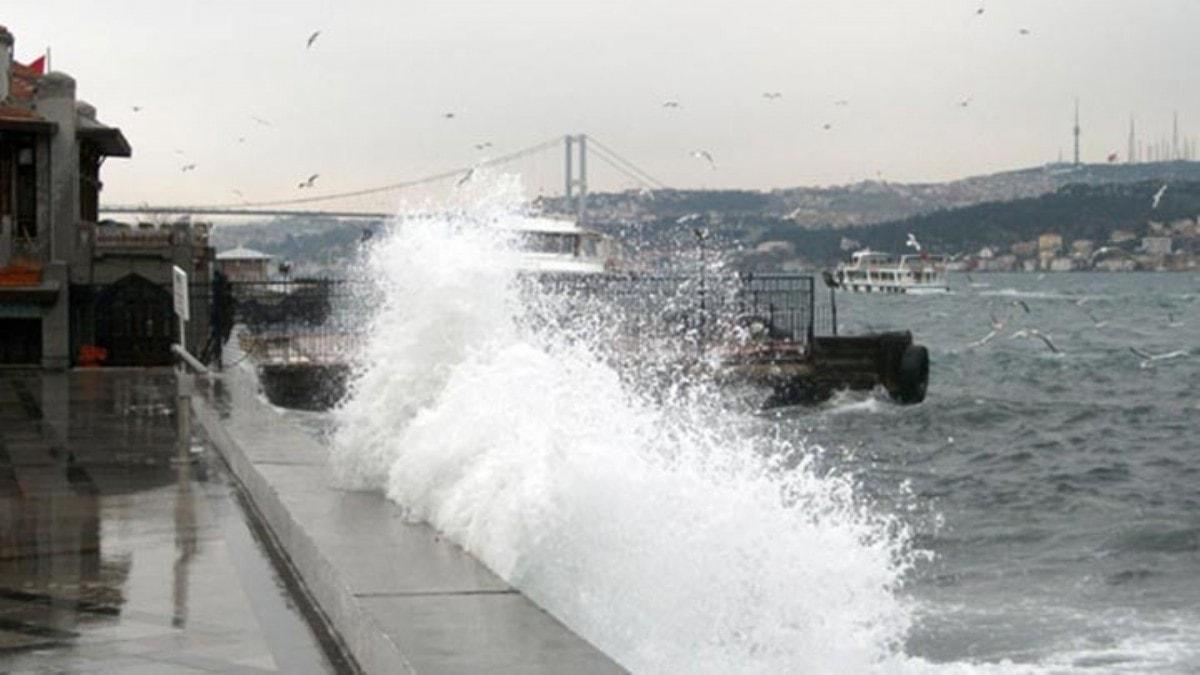 stanbul'a 'turuncu' uyar! Hz 100 kilometreye kacak