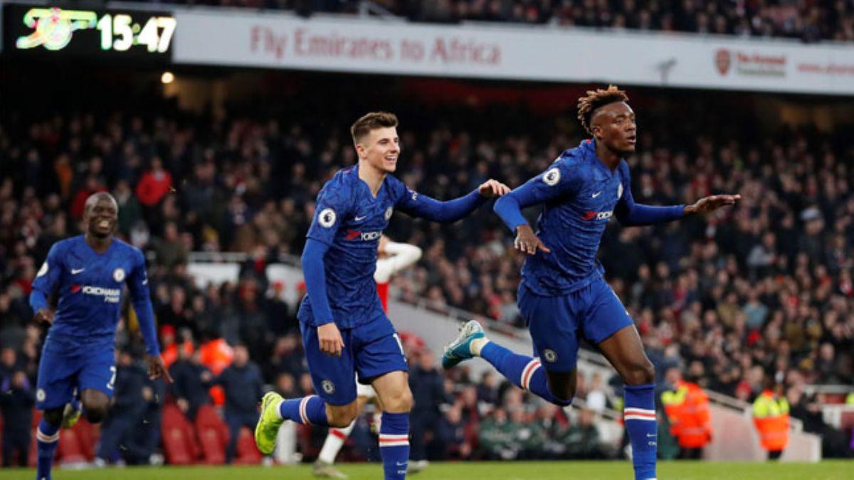 Chelsea, Londra derbisinde Arsenal'i son 10 dakikada bulduu gollerle malup etti