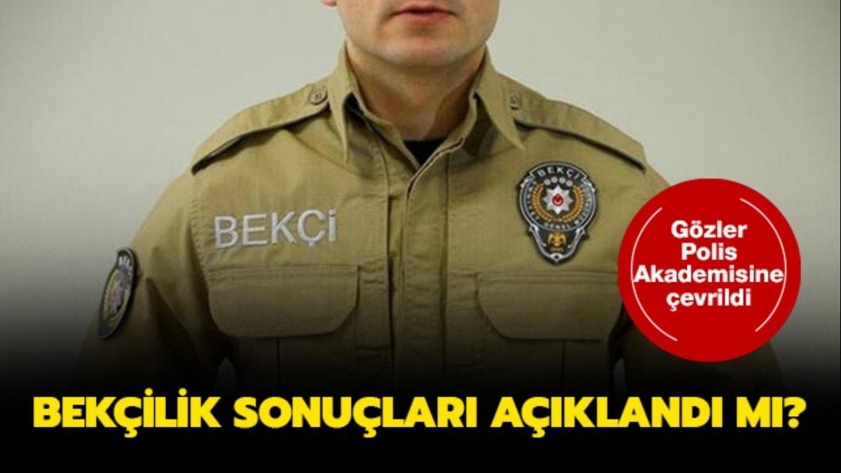 Bekilik sonular iin gzler Polis Akademisi'nde