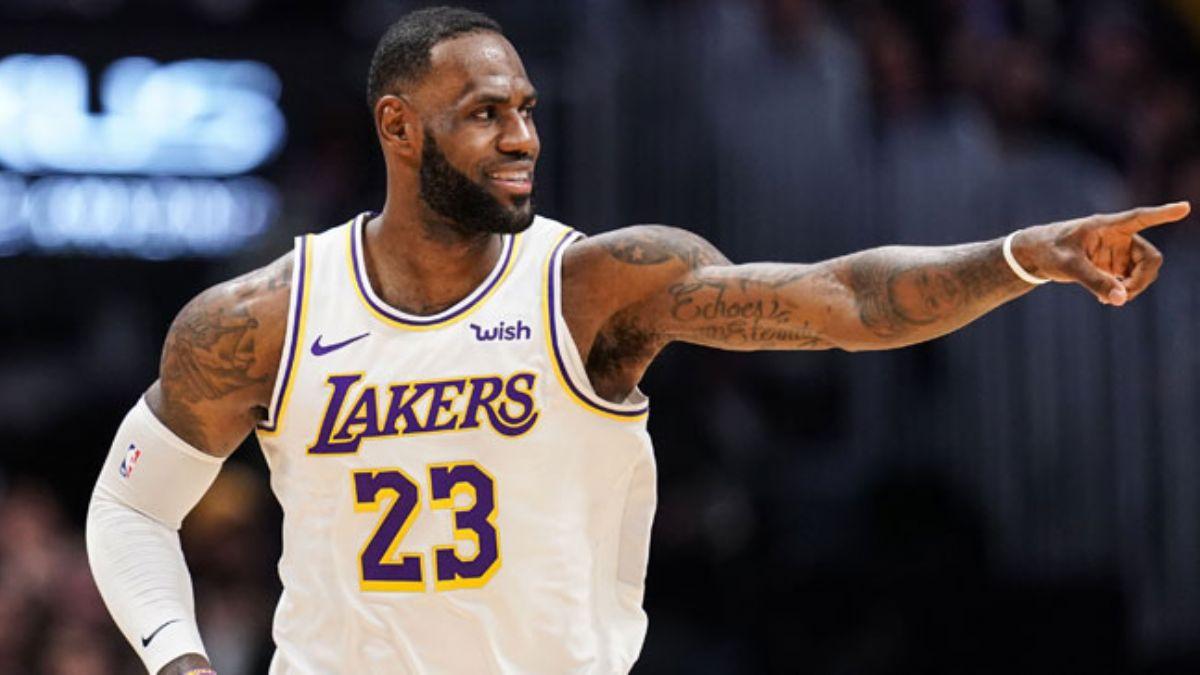 Los Angeles Lakers, LeBron James'in tarihe getii mata Dallas Mavericks'i devirdi