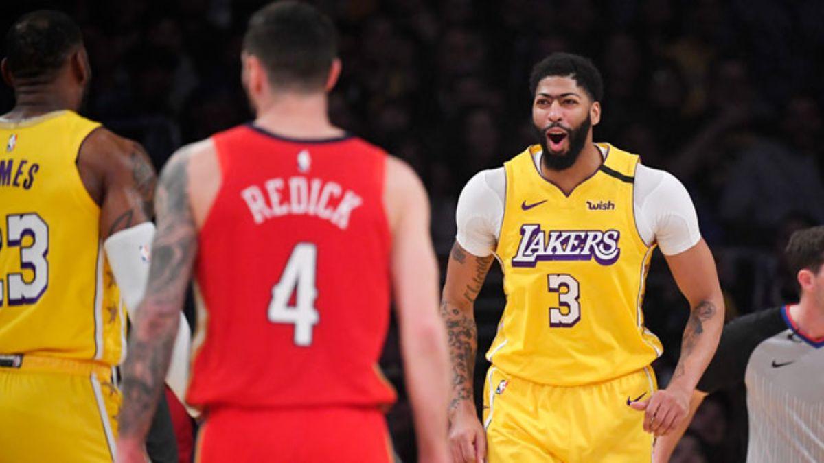 Anthony Davis'in mthi performans Los Angeles Lakers'a galibiyeti getirdi