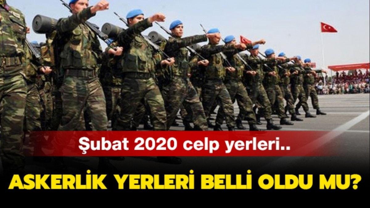 Askerlik yerleri ne zaman belli olur"  