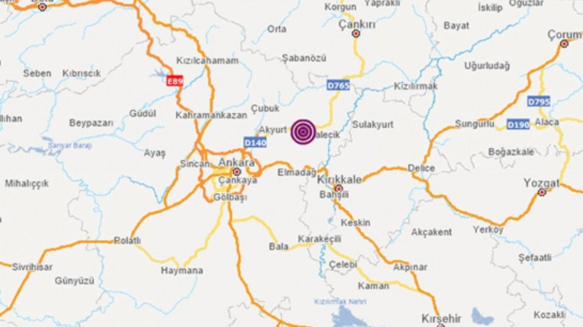 Son dakika: Ankara'da deprem