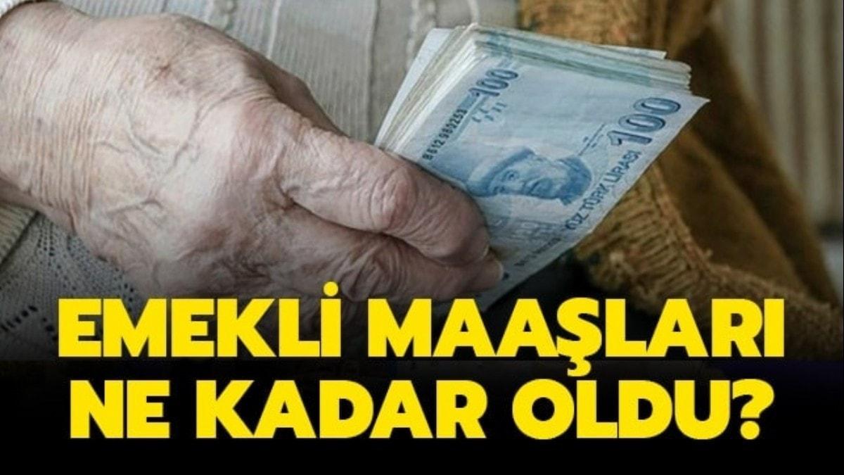 Emekli maaşı 2020 ne kadar oldu" SSK, Bağkur emekli maaşı zam oranı nedir"
