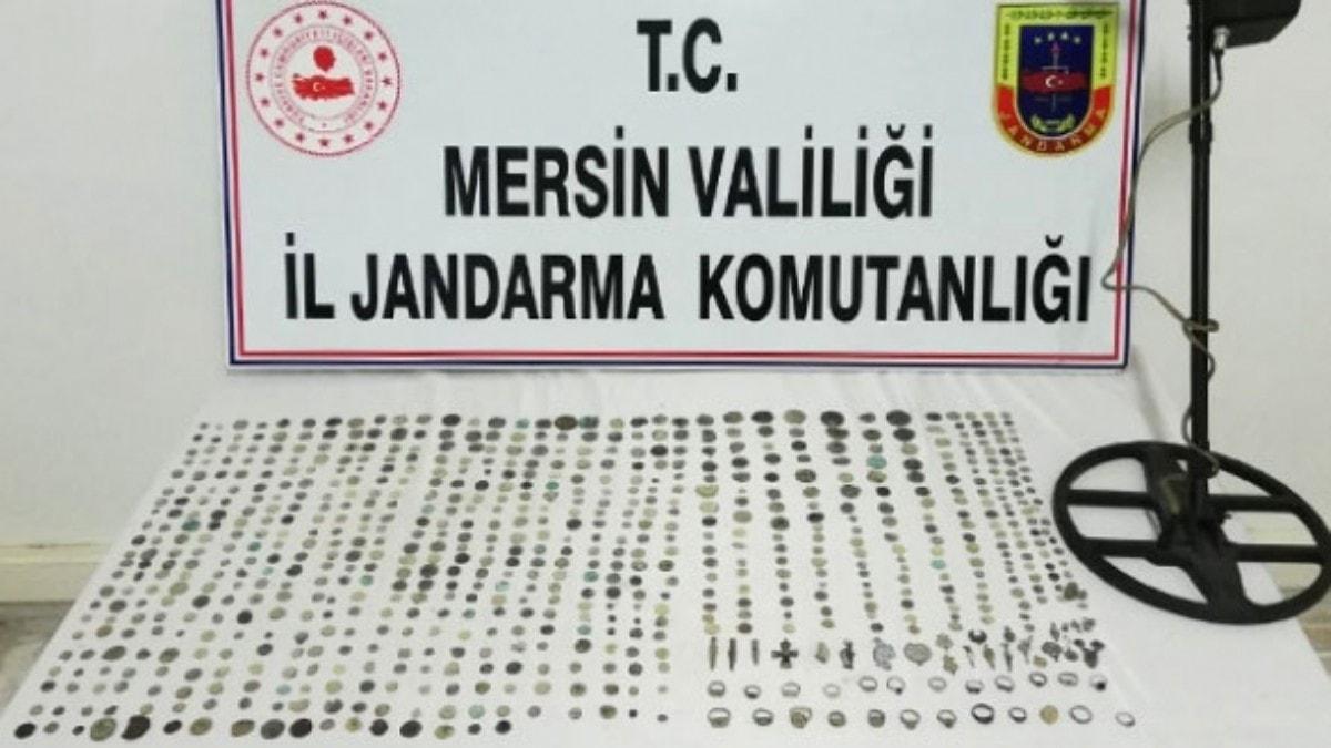 Mersin'de 746 para tarihi eser ele geirildi