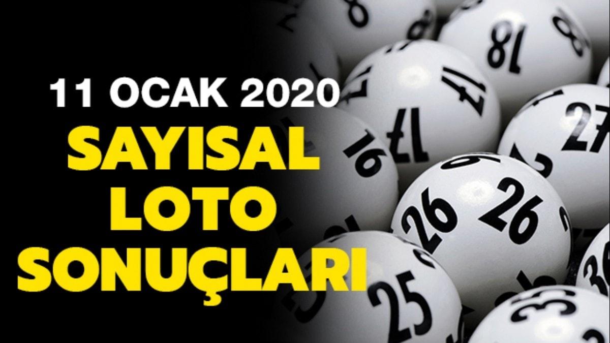  Saysal Loto sonular 11 Ocak 2020 