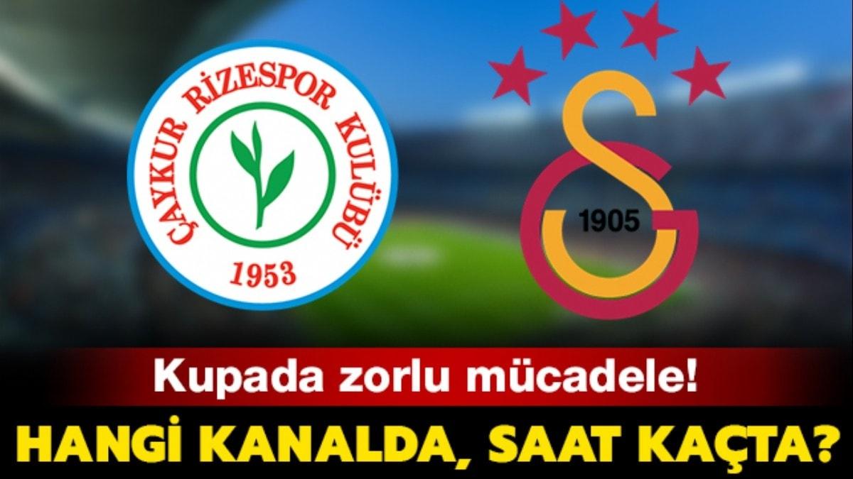 aykur Rizespor Galatasaray ma hangi kanalda" Rizespor Galatasaray ma saat kata balayacak" 