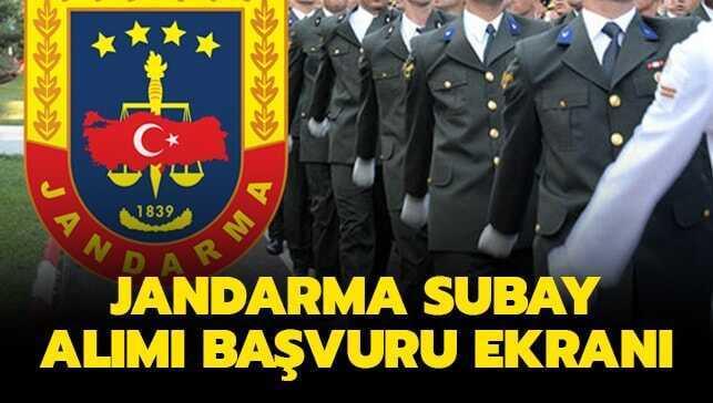 Jandarma muvazzaf subay alımı yapacak