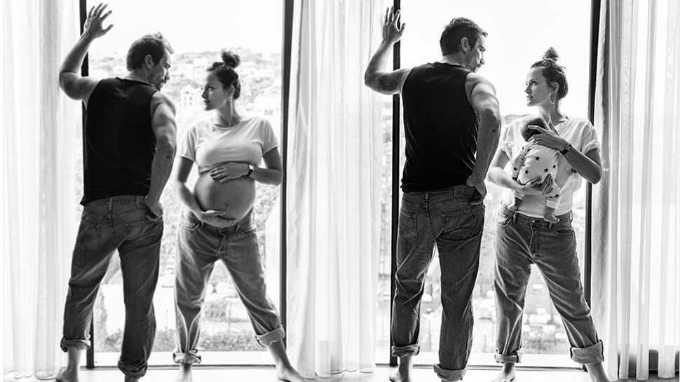 İbrahim Çelikkol da modaya uydu! Doğum öncesi ve sonrası aynı poz