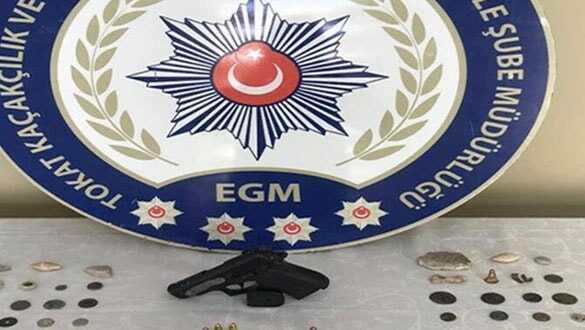 Turhal'da 51 parça tarihi eser ele geçirildi