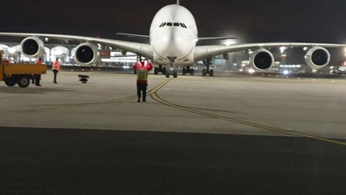 A380 tipi uak stanbul Havaliman'na acil ini yapt