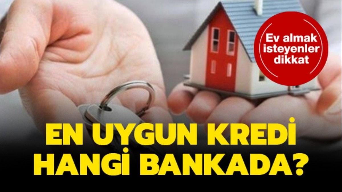 Ziraat Bankas, Halkbank, Vakfbank konut kredisi hesaplama!  