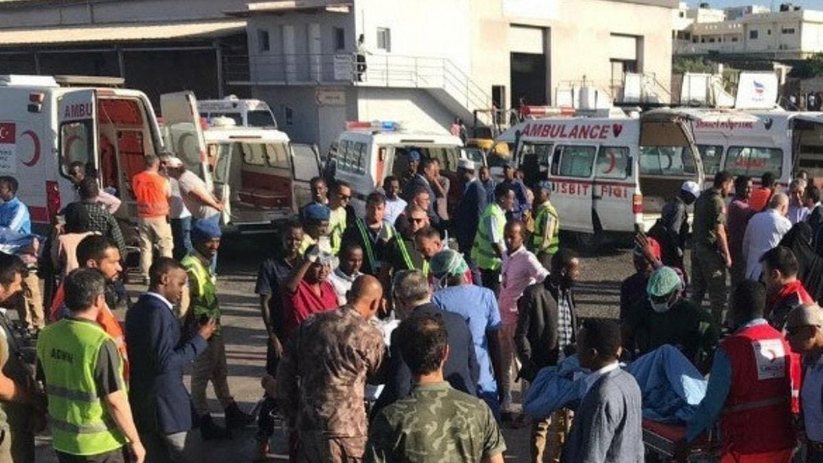 Somali'de yaralananlar Ankara'ya getirildi 