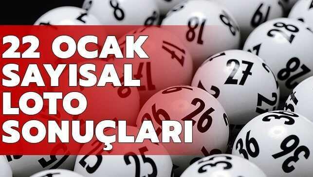 Sayısal Loto sonuçları 22 Ocak 2020