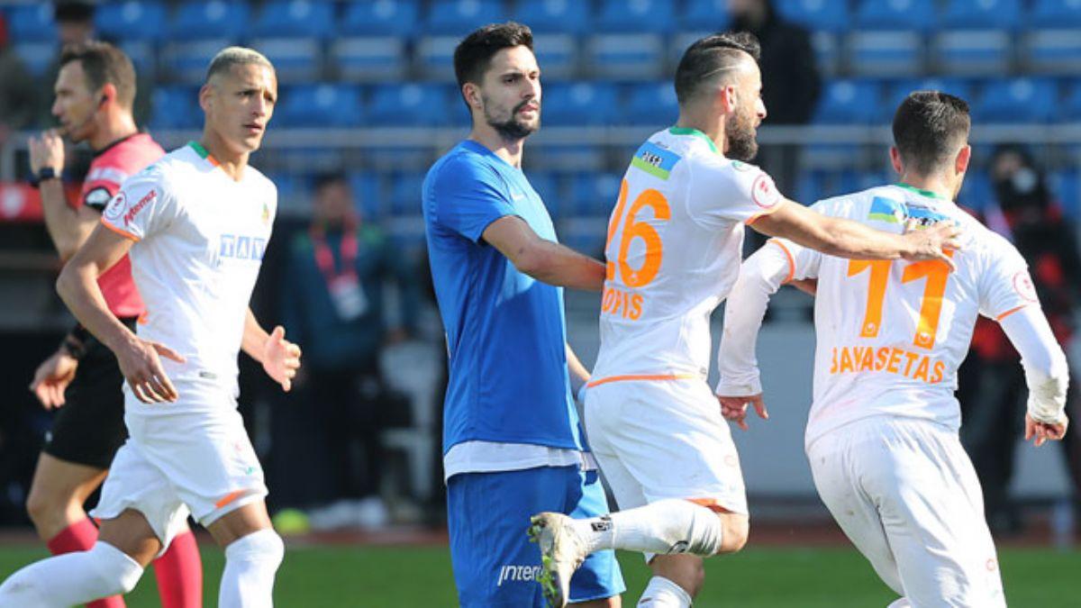 Alanyaspor kupada Kasmpaa'ya 3-2 malup olsa da adn eyrek finale yazdrd