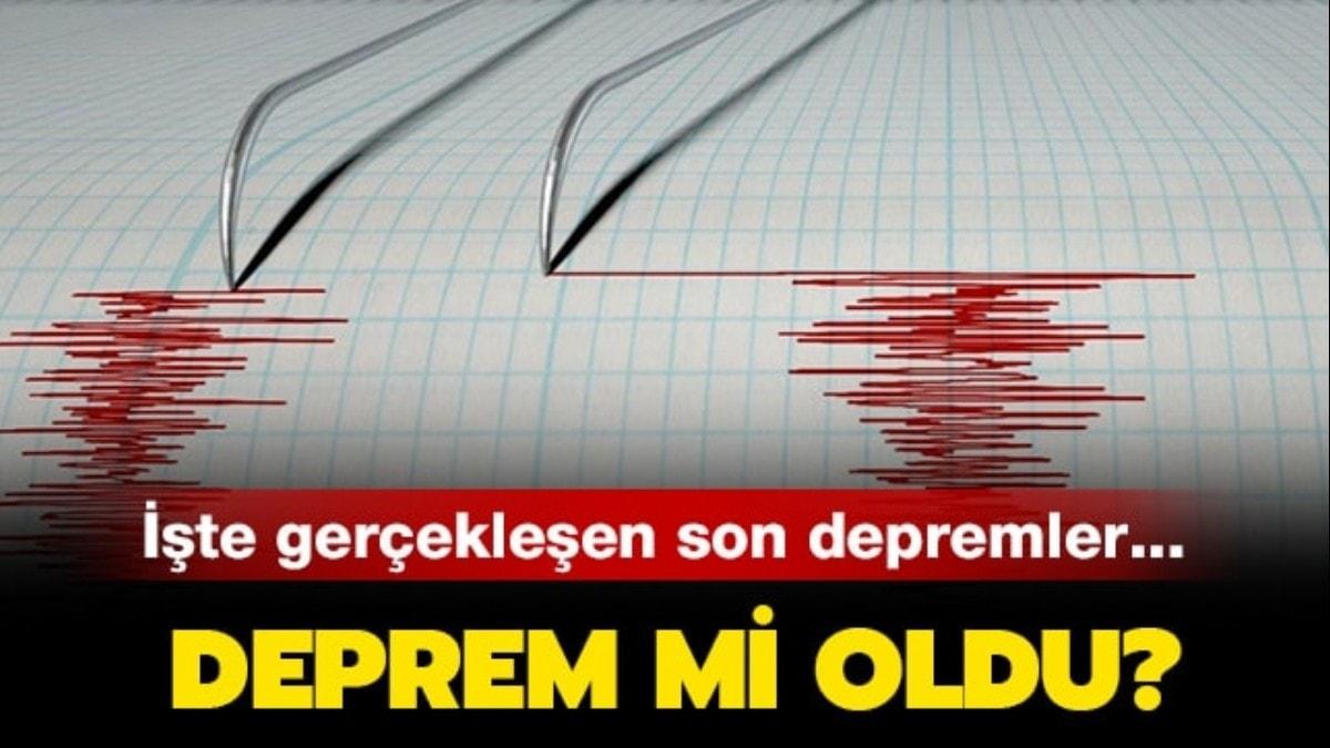 Ankara'da bir deprem daha meydana geldi!