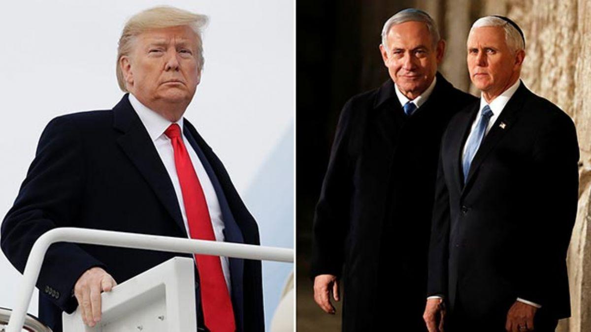 Bibi ve rakibi Ganzt,Trump'a gidiyor