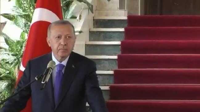 Başkan Erdoğan 'sürekli kaçmıştır' dedi ve ekledi: Hafter'in ateşkes diye bir derdi yok