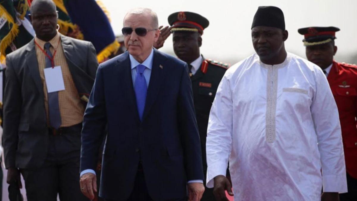 Cumhurbakan Erdoan Gambiya'dan ayrld