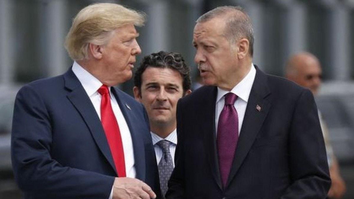 Bakan Erdoan ile Trump arasnda kritik grme