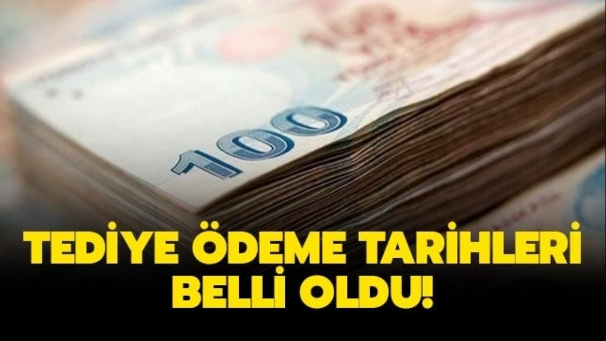 Mays 2020 Tediye demeleri ne zaman yaplacak" Tediye demeleri yatt m"