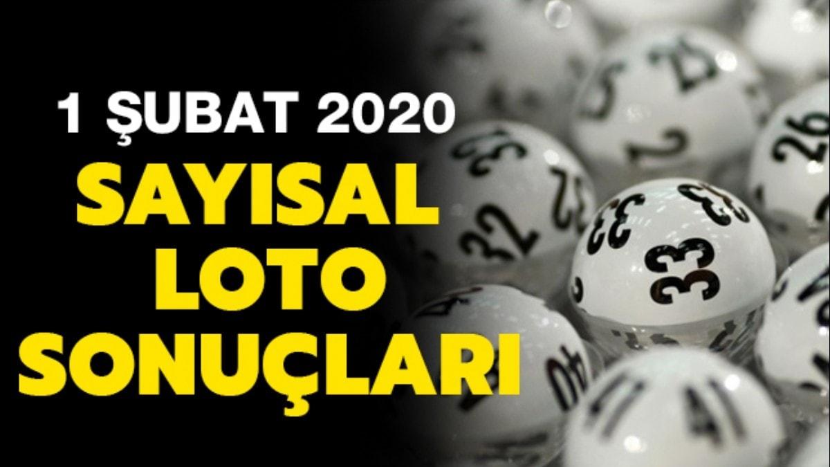 Saysal Loto sonular 1 ubat 2020 