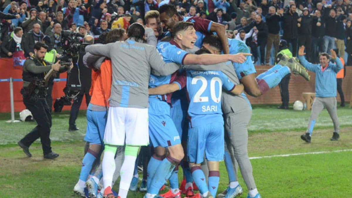 Trabzonspor, ligde Fenerbahe'yi malup etmeyi baard