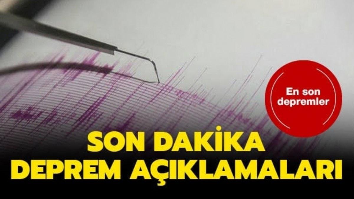 2 Şubat Kandilli Rasathanesi son dakika deprem haberleri