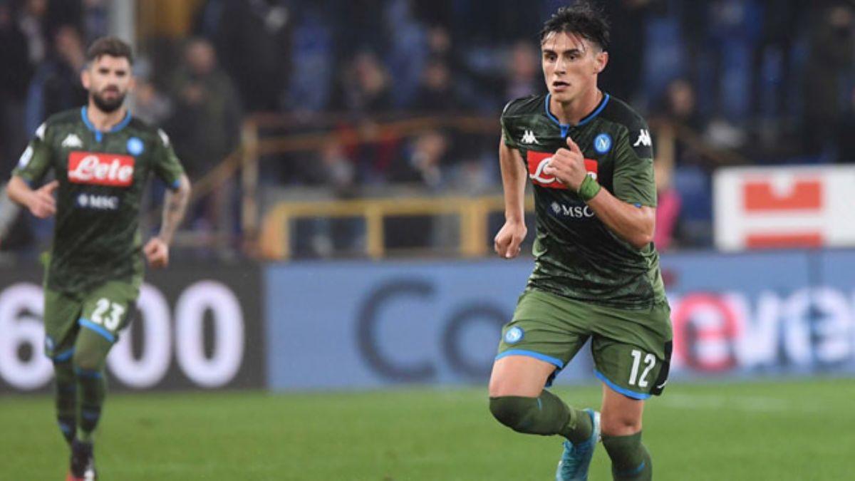 Eljif Elmas'n siftah yapt Napoli zorlu mata galip geldi