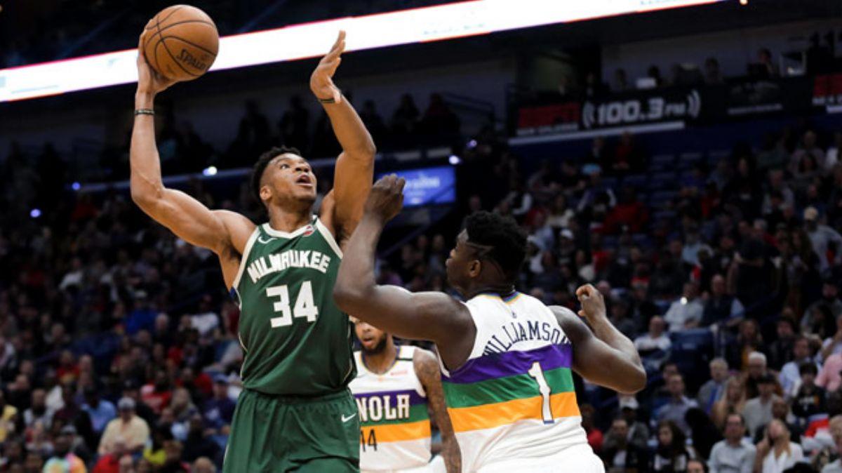 Milwaukee Bucks, Antetokounmpo'nun mthi oyunuyla kazand