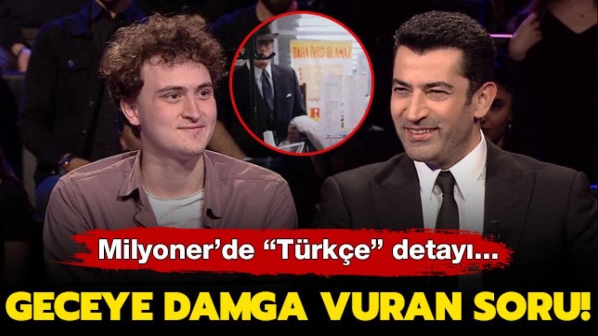 Milyoner'de geceye damgasn vuran 125 bin TL'lik soru! Efsane filmdeki Trke detay...